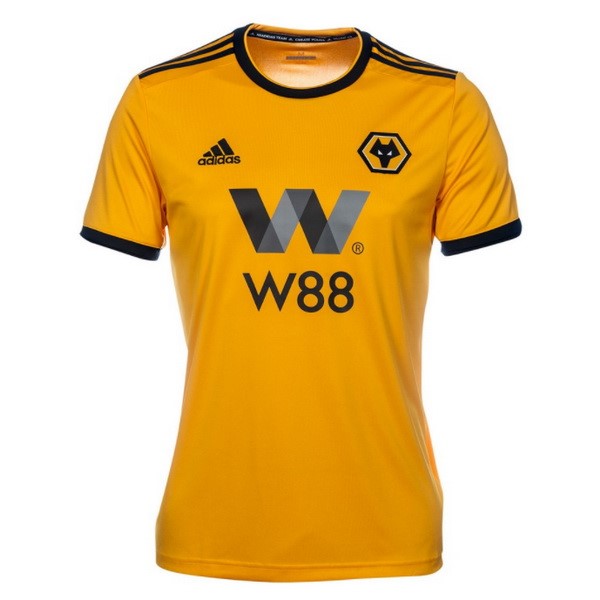 Tailandia Camiseta Wolves 1ª 2018-2019 Amarillo